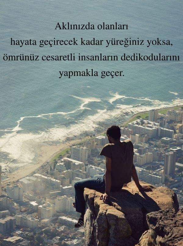 Aklınızda olanları hayata geçirecek kadar yüreğiniz yoksa&hellip; Yazgulu