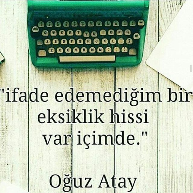İfade edemediğim bir eksiklik hissi var içimde Yazgulu