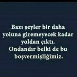 Bazı gemiler yanar, Bazı trenler kaçar. Ve ben bir daha sevmem seni…