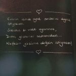 Evimin içinde ayak sesini duymak istiyorum