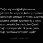 Doğru kişi sevdiğin kişi anlamına gelmiyor