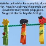 Hüzünler sıkıntılar kırmızı ışıkta dursa..