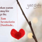 Herkes yarım kalmış bir kalp ile;