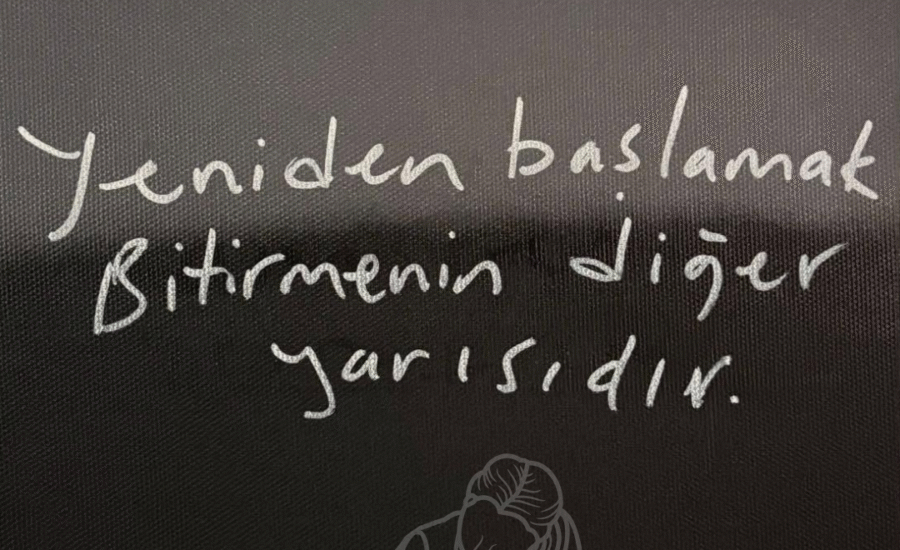 Yeniden başlamak, bitirmenin diğer yarısıdır.