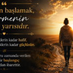 Yeniden başlamak, bitirmenin diğer yarısıdır.